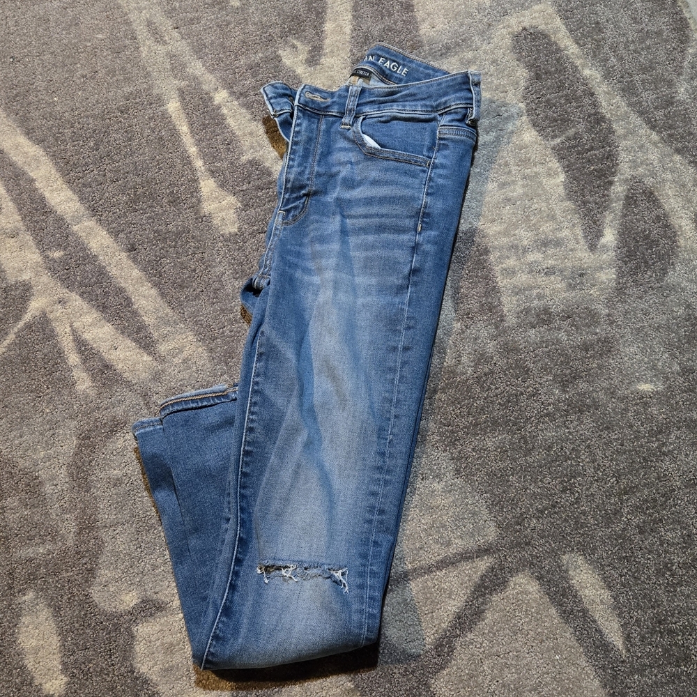 Blue Distressed Jeans